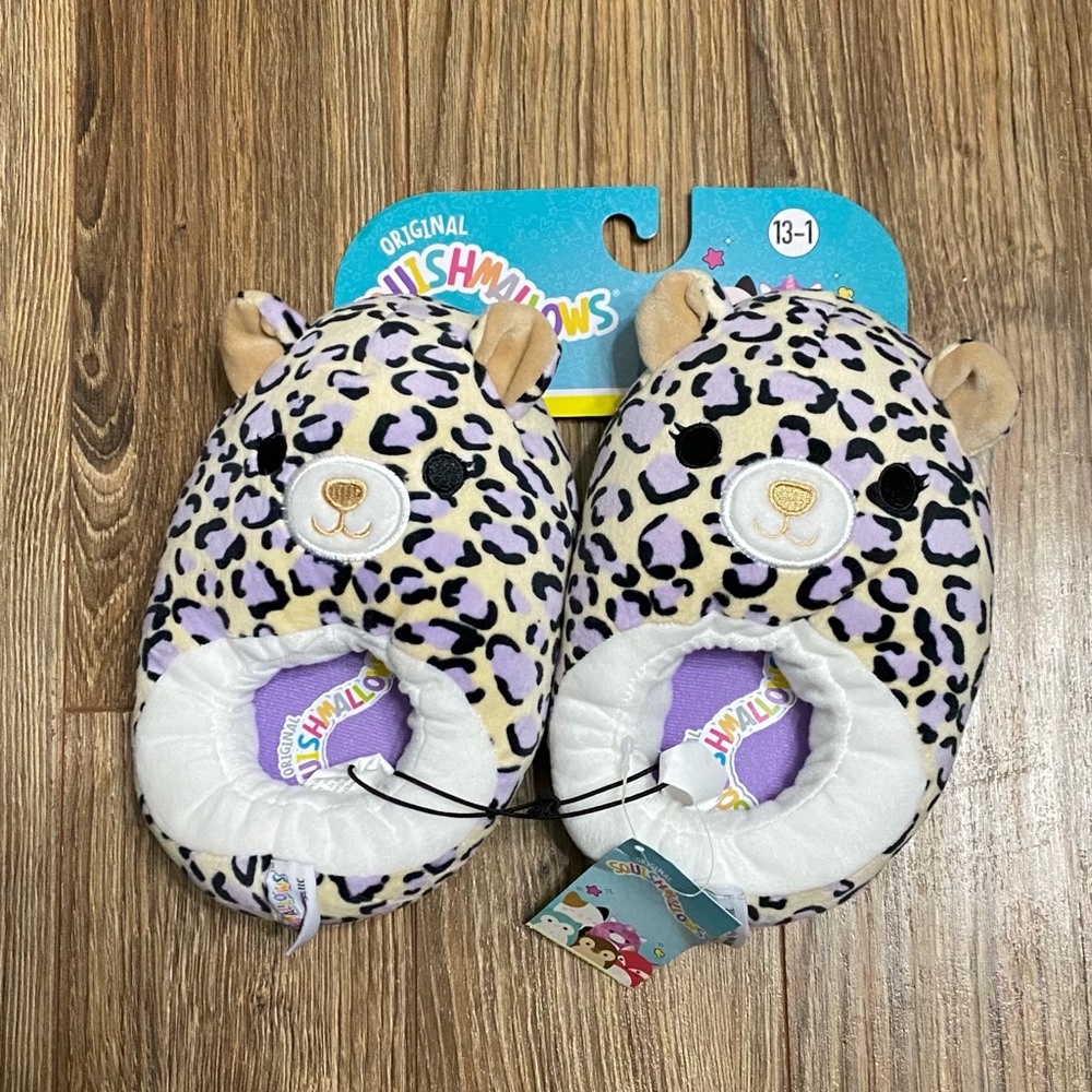 Cheetah Squishmallow Slippers Size 13/1